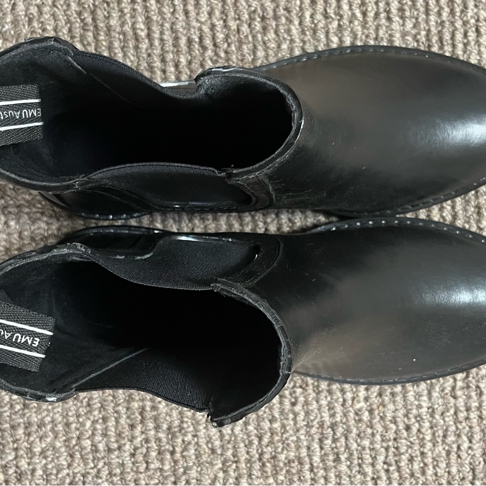 EMU Australia Black Leather Boots